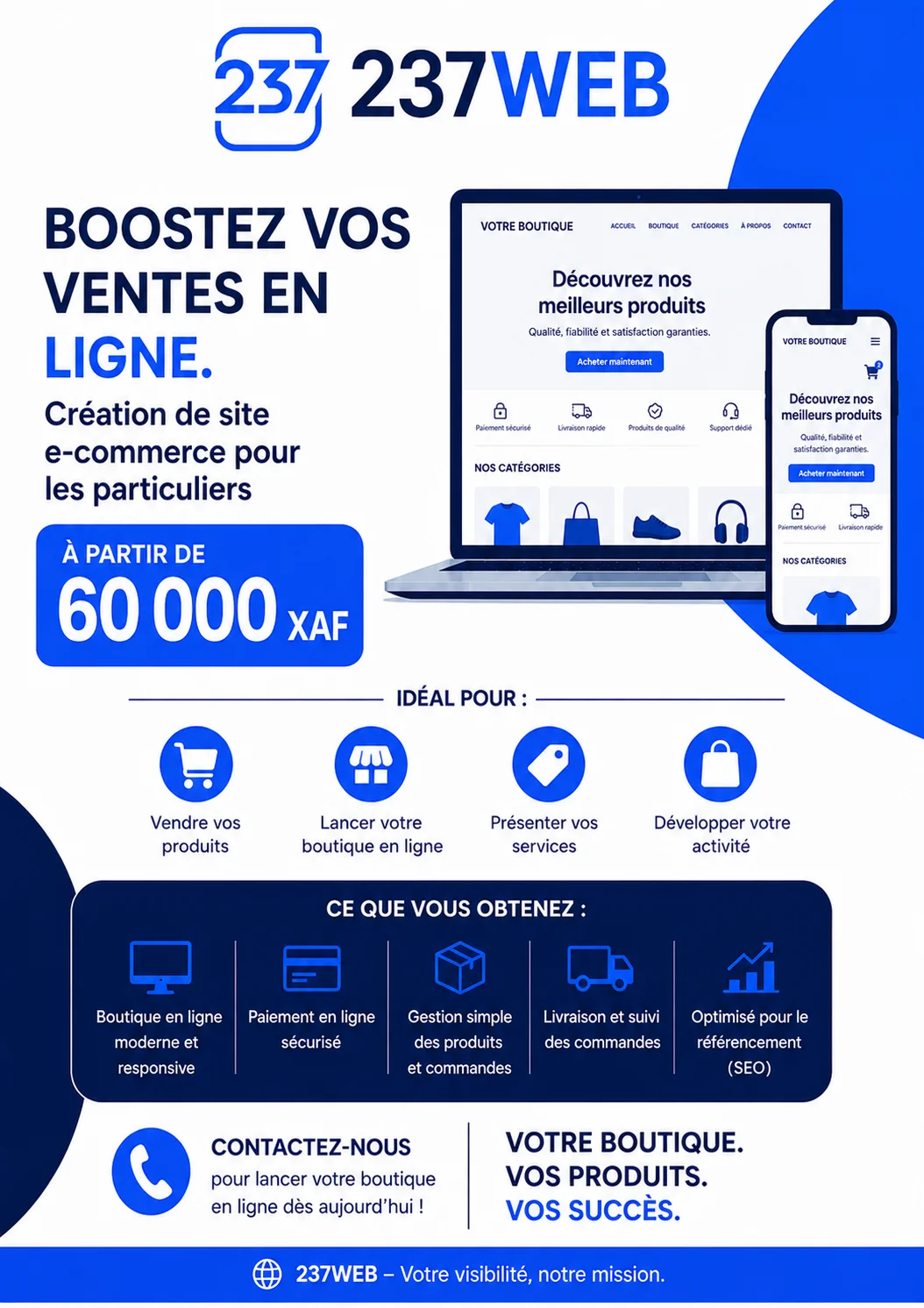 Création de Site E-commerce Professionnel